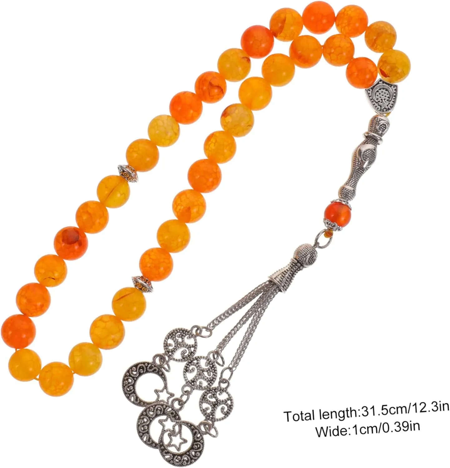 1 String 33 Beads Bracelet Islamic Jewelry Stone Beads Bracelet Tasbih Bracelet Religious Bracelet