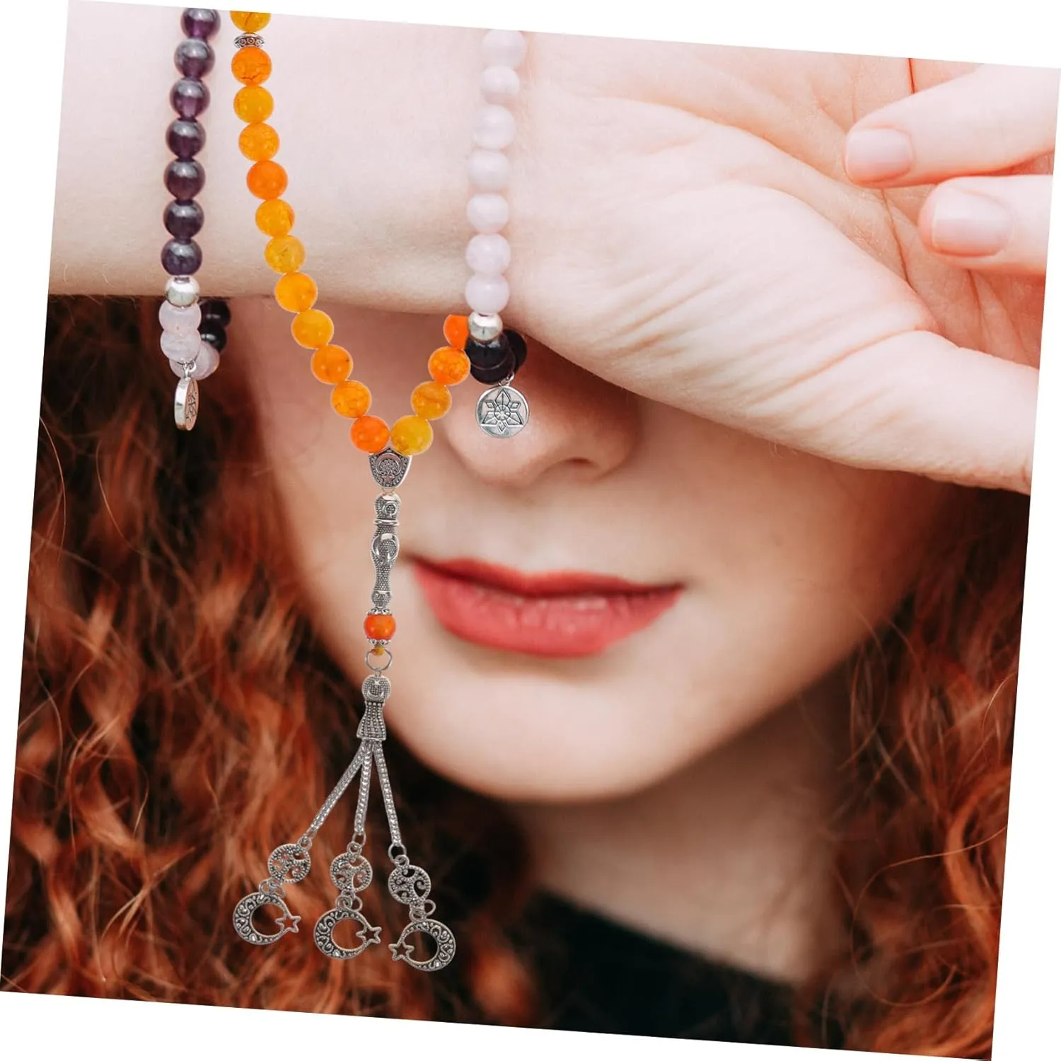 1 String 33 Beads Bracelet Islamic Jewelry Stone Beads Bracelet Tasbih Bracelet Religious Bracelet