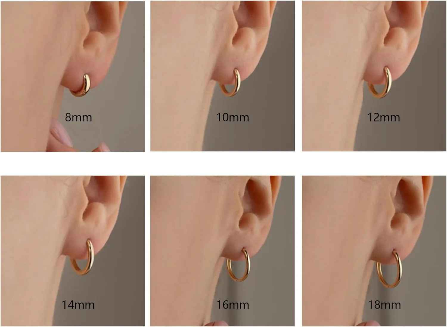 10 Pairs Earring Sets for Multiple Piercing 14K Gold Plated Studs Earrings and Hoops Set Hypoallergenic Small Hoop CZ Stud Earing for Women Men