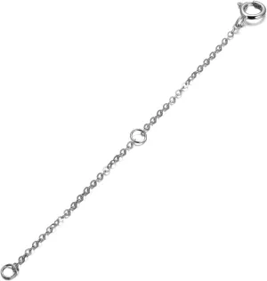 14K Solid Gold Chain Necklace Extender 3 Inch, Delicate Durable Adjustable Gold Chain Extender for Gold Necklace Bracelet