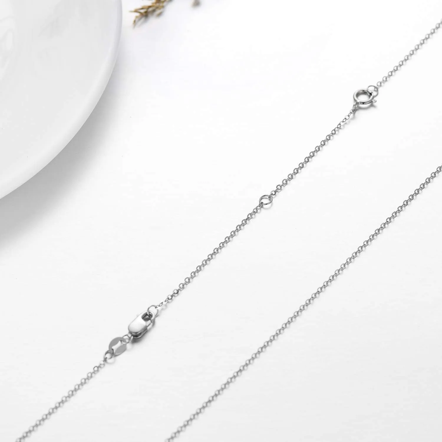 14K Solid Gold Chain Necklace Extender 3 Inch, Delicate Durable Adjustable Gold Chain Extender for Gold Necklace Bracelet