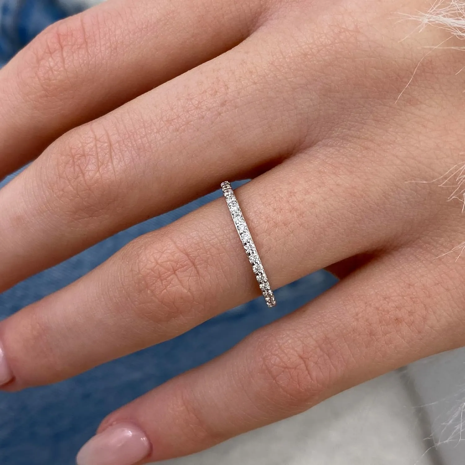 14k White Gold Engagement Ring/Wedding Ring With 0.20 to 3.00 Carats Lab Grown Diamond (E Color, VS1 Clarity) Rings For Women, IGI Certified, Gift For Her, Jewelry for Women