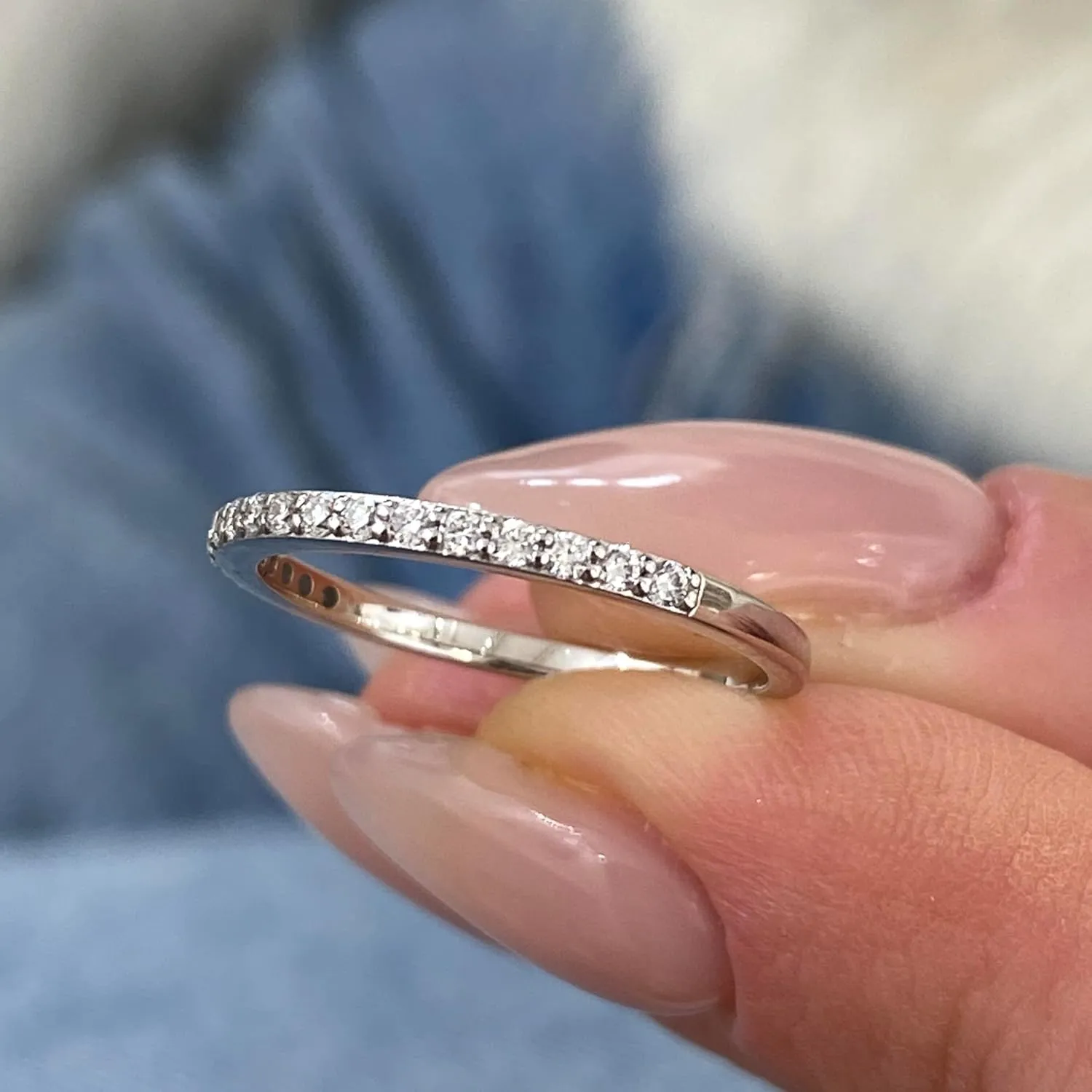 14k White Gold Engagement Ring/Wedding Ring With 0.20 to 3.00 Carats Lab Grown Diamond (E Color, VS1 Clarity) Rings For Women, IGI Certified, Gift For Her, Jewelry for Women