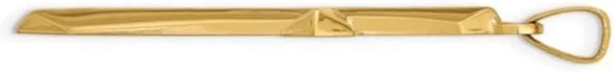 14K Yellow Gold and 14K White Gold Various Sizes Cross Religious Pendant Charm Necklaces Polished Fine Jewelry for Women and Men
