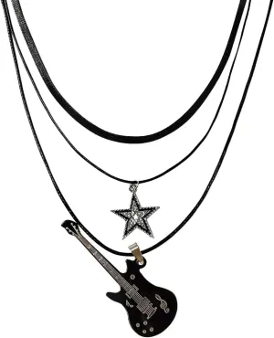 2 Pcs Y2k Accessories Y2k Necklace for Women Star Necklaces Grunge Necklace Grunge Accessories Grunge Jewelry for Women Men