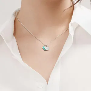 2 Piece Heart Pendant Necklace Bracelet Women'S/Bracelet Necklace Jewelry Set