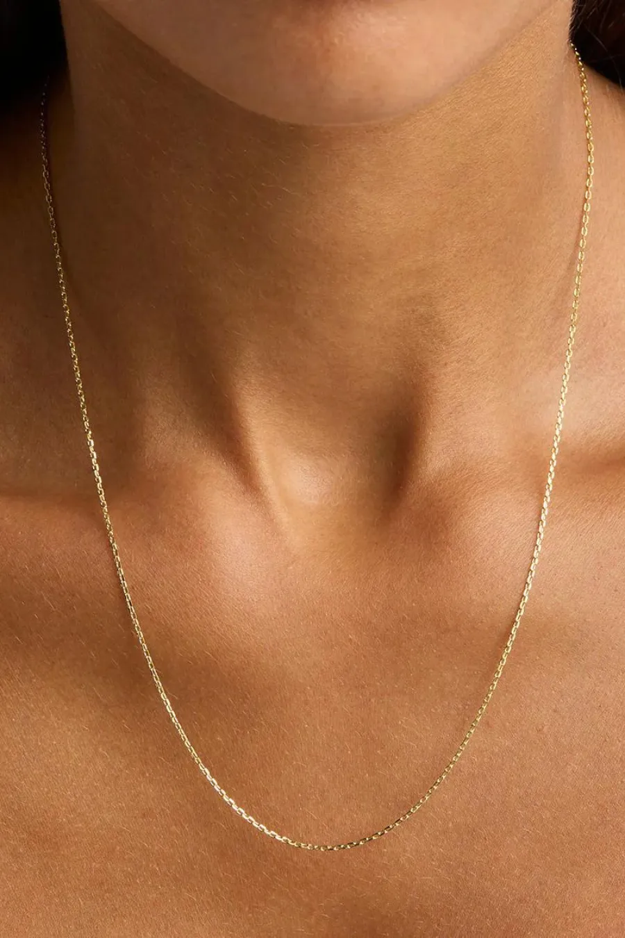 21" Signature Chain Necklace Gold