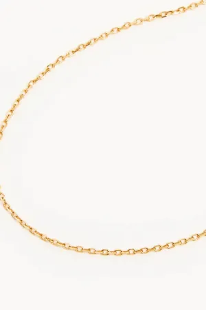 21" Signature Chain Necklace Gold