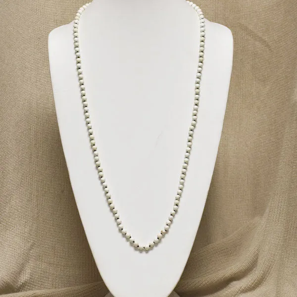 6mm 36 inch Knotted Stone Necklace