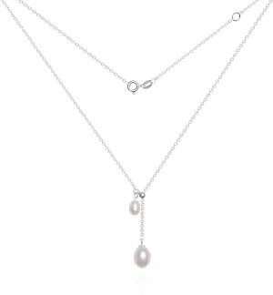 925 Sterling Silver Dainty Freshwater Cultured Pearl Choker Necklace White Genuine Real Pearl Charm Necklaces Jewelry Gifts for Her