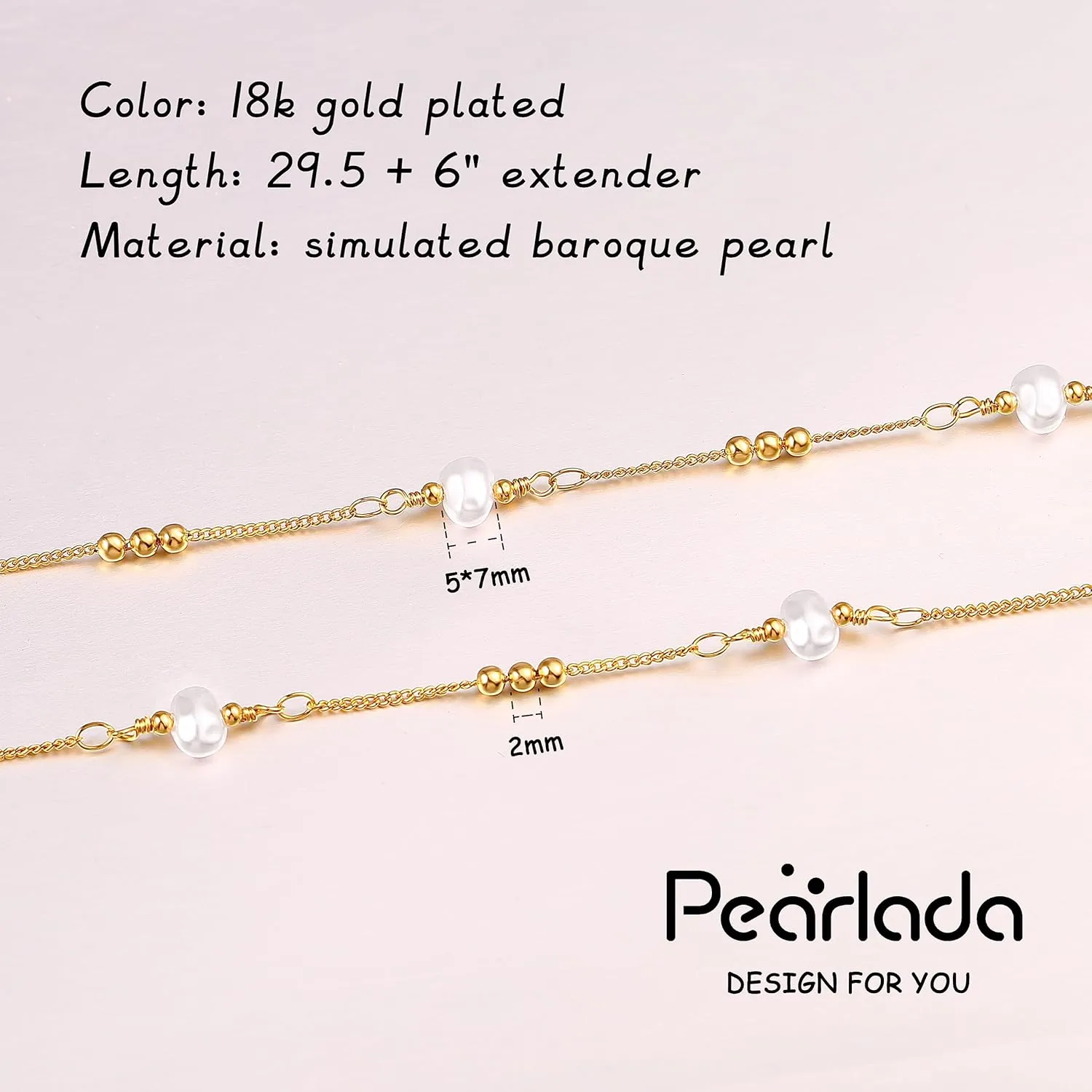 Adjustable 18k Gold Waist Chain, Beach Bikini Body Chain, Handmade Belly Chain