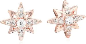 Amazon Essentials Gold and Rhodium Plated Sterling Silver Cubic Zirconia Earrings (previously Amazon Collection)