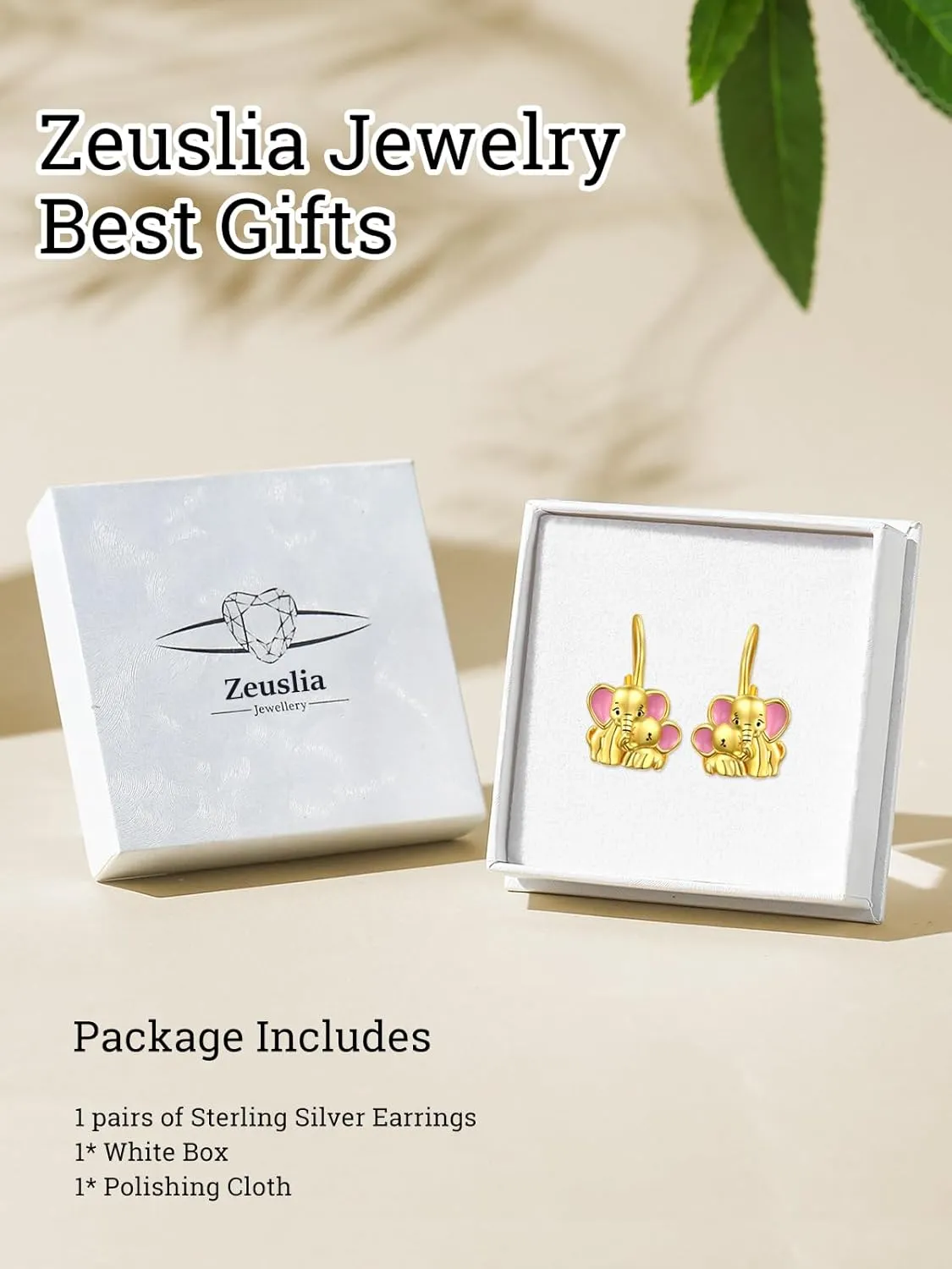 Animal Leverback Hoop Earrings 925 Sterling Silver Axolotl/Cat/Snake/Elephant/Fox Huggie Earrings Hypoallergenic Cute Animal Jewelry Gifts for Women Daughter