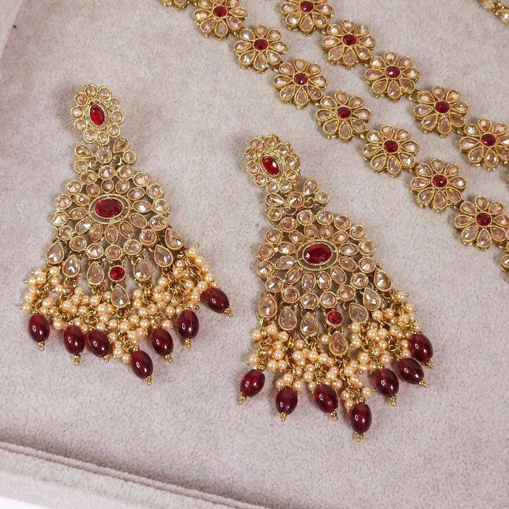 Ansa Rani Haar Set - Available in Two Colors