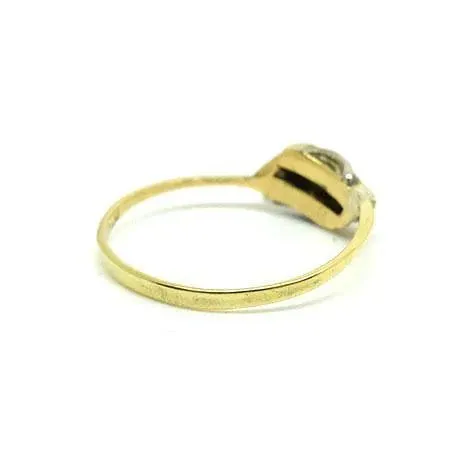 Antique Edwardian 18ct Gold & Platinum Diamond Ring