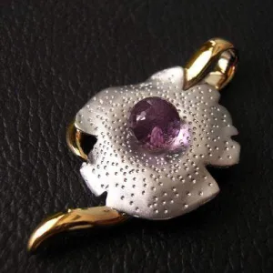 Arum-Lily Sterling Silver Pendant