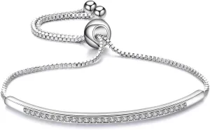 ASHMITA Fashion Rose Gold Bracelet for Women Girl Dainty Slider Bracelets Jewelry