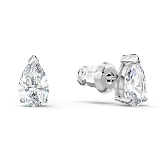 Attract Stud Earrings - Pear cut crystal