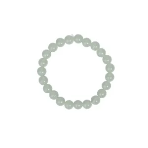 Beaded String Bracelet,Natural Jade Bracelet,Green Beaded Jade Bracelet,Amulet for Good Luck and Success,Bracelets for Teen Girls Women,Waterproof String Summer Beach Beaded Jewelry,Adjustable