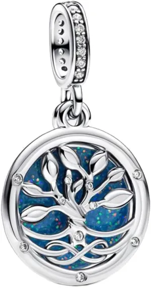 Bellelora Christmas Charm Sterling Silver Crystal Bead Jewelry Gift for Women European Bracelet Necklace