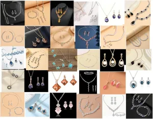 CcacHe 60Pcs Random Fine Jewelry Mystery Surprise Bag, Wholesale Lot Collection for Women, Everyday Wear Different Style of Jewelry MEH