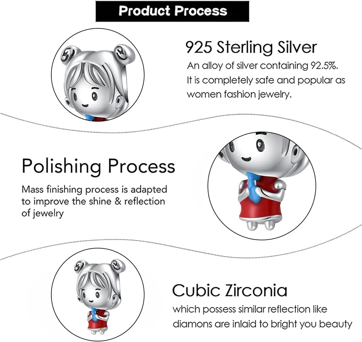 Charm for Bracelets and Necklaces, Heart Animals 925 Sterling Silver Bead Celestial Sun Moon Star Charms Jewelry Gift for Women Girls