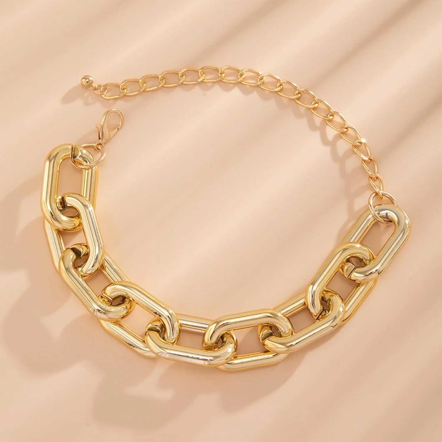 choice of all Chunky Gold Necklace Statement Necklace for Women Punk Chunky Chain Necklaces Dainty Gold Choker Accessories Jewelry for Women Trendy