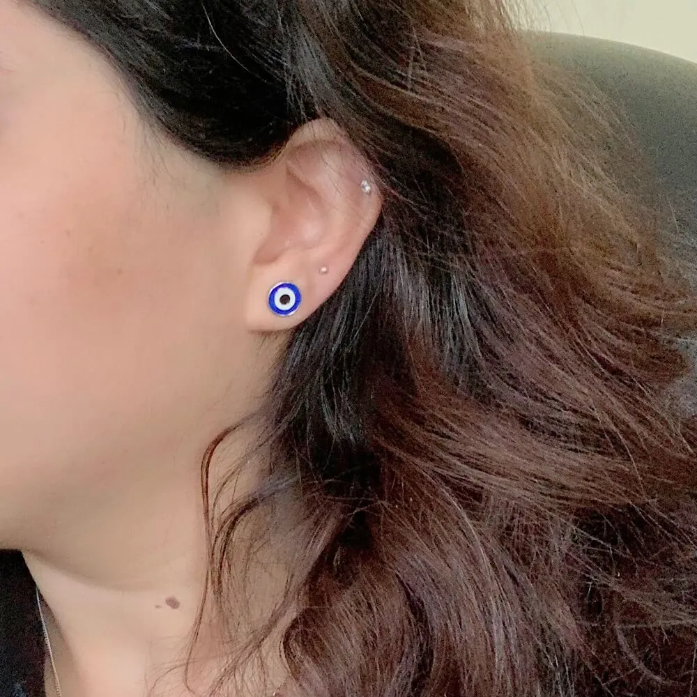 Classic Evil Eye Ear Studs