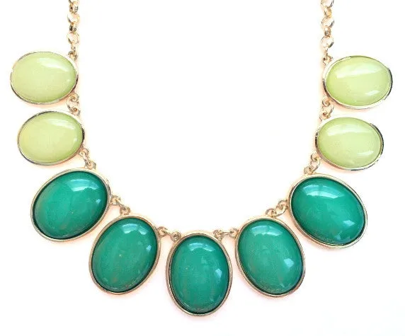 Colorblock Jewels- Green