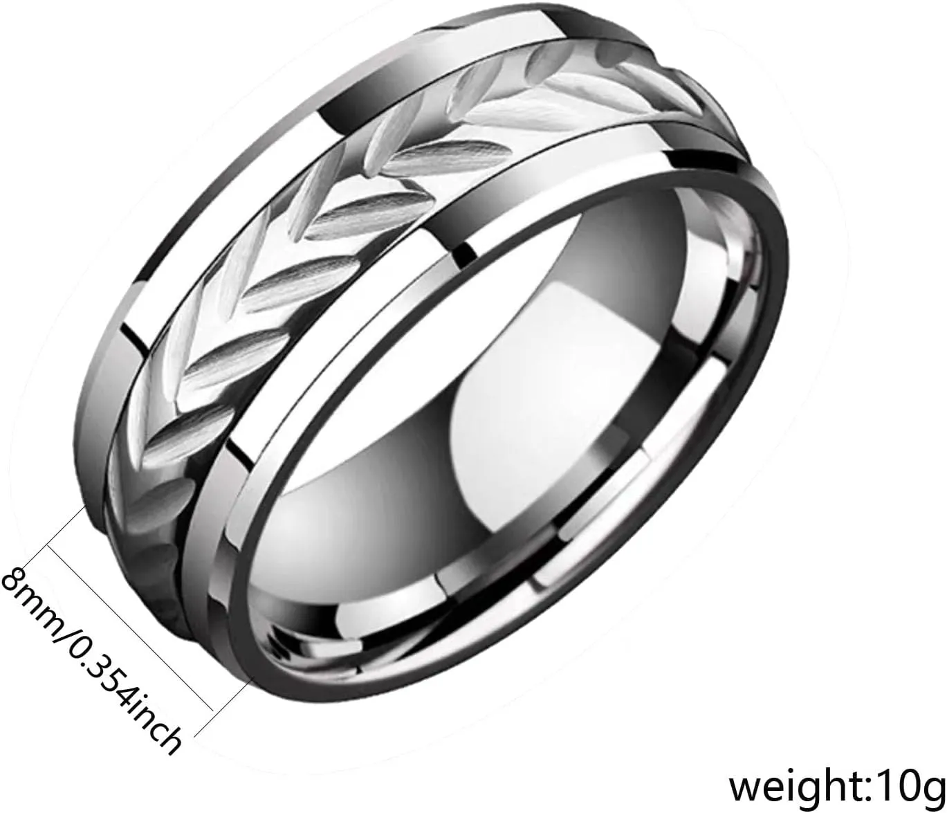 Couple Rings His Her Wedding Ring Sets Matching Rings White Gold Plated Purple CZ Ring Titanium Men Ring