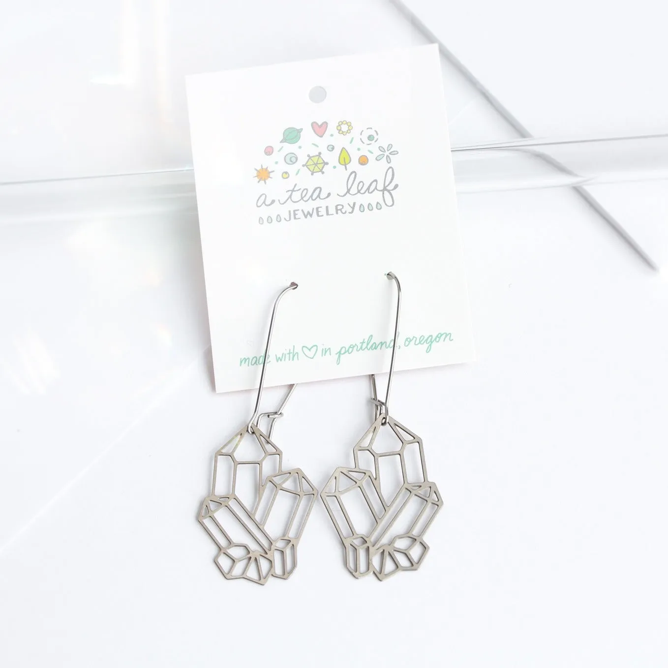 Crystal Cluster Earrings