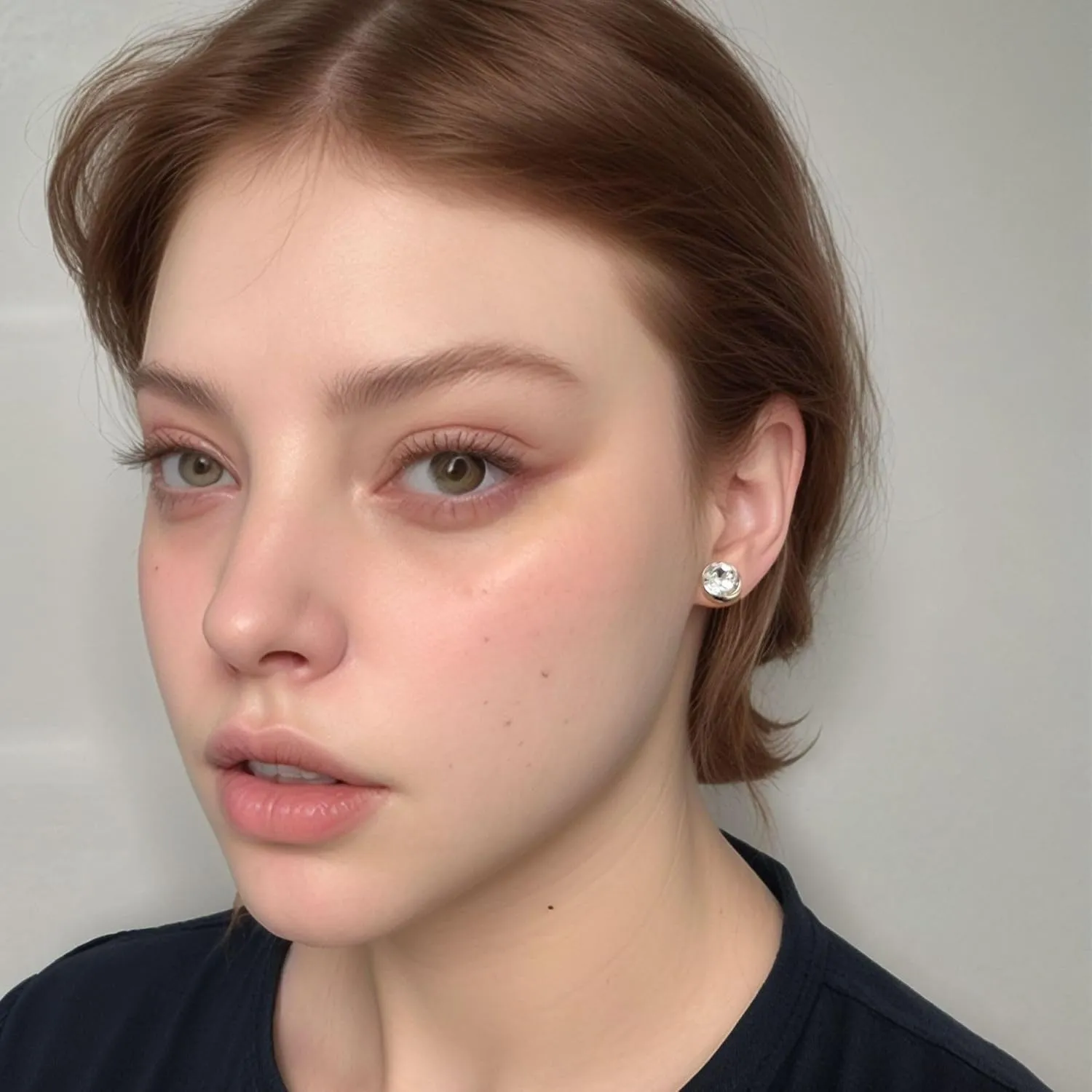 Crystal Stud Earrings for Women  Hypoallergenic Clear Austrian Crystals, Lightweight Minimalist Sparkle Jewelry Gift, Everyday Studs