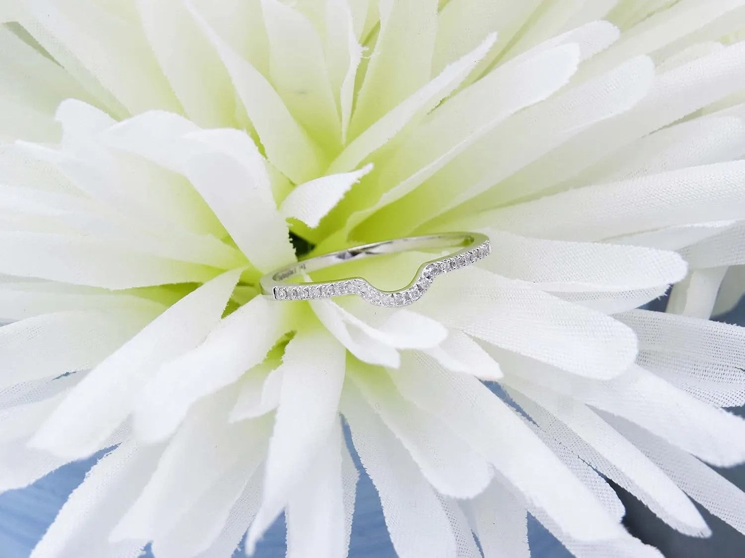 Dazzlingrock Collection 0.11 Cttw Round Lab Grown White Diamond Delicate Wedding Guard Ring in 10K Solid Gold