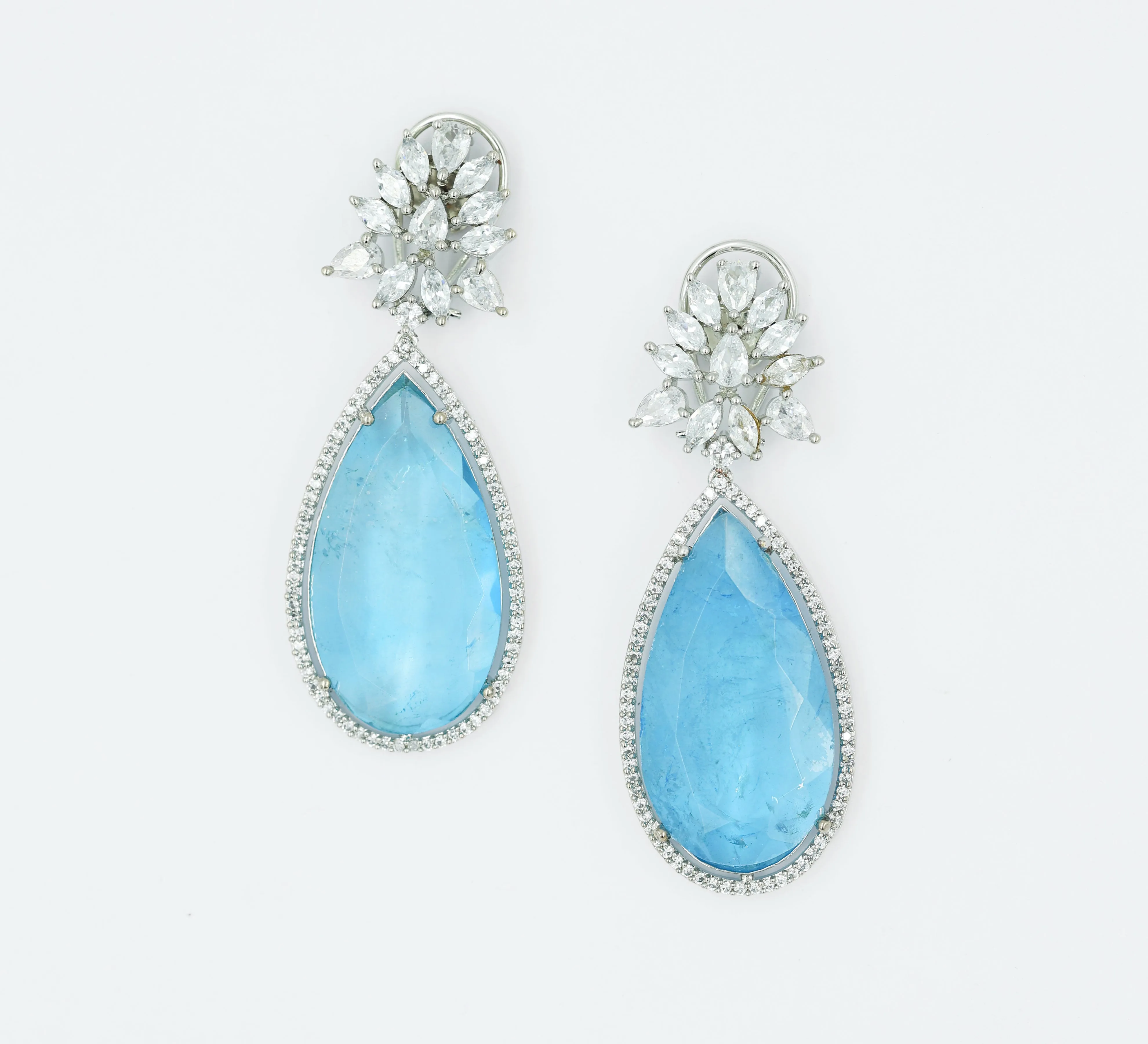 Doublet Stones Earrings