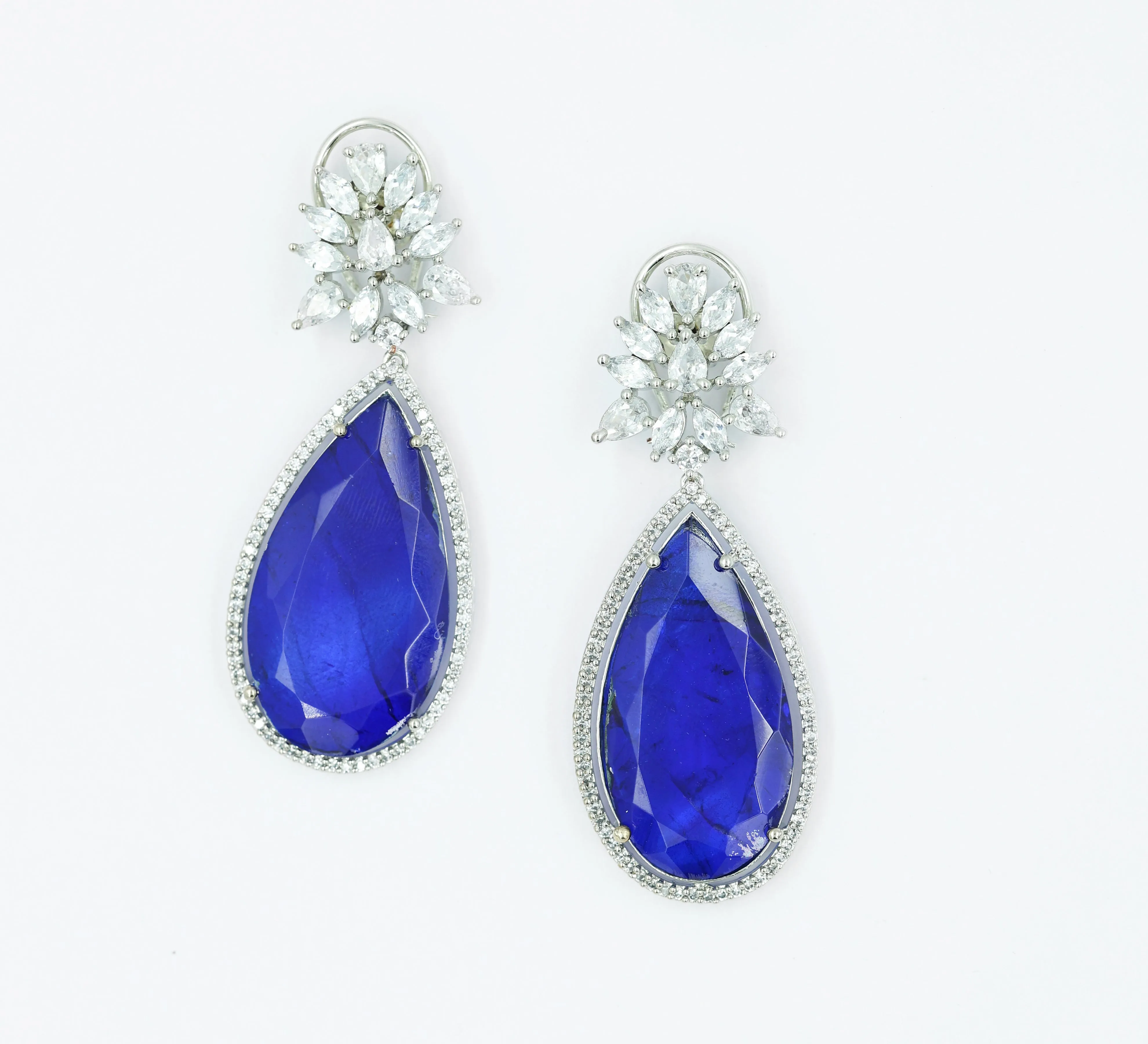 Doublet Stones Earrings