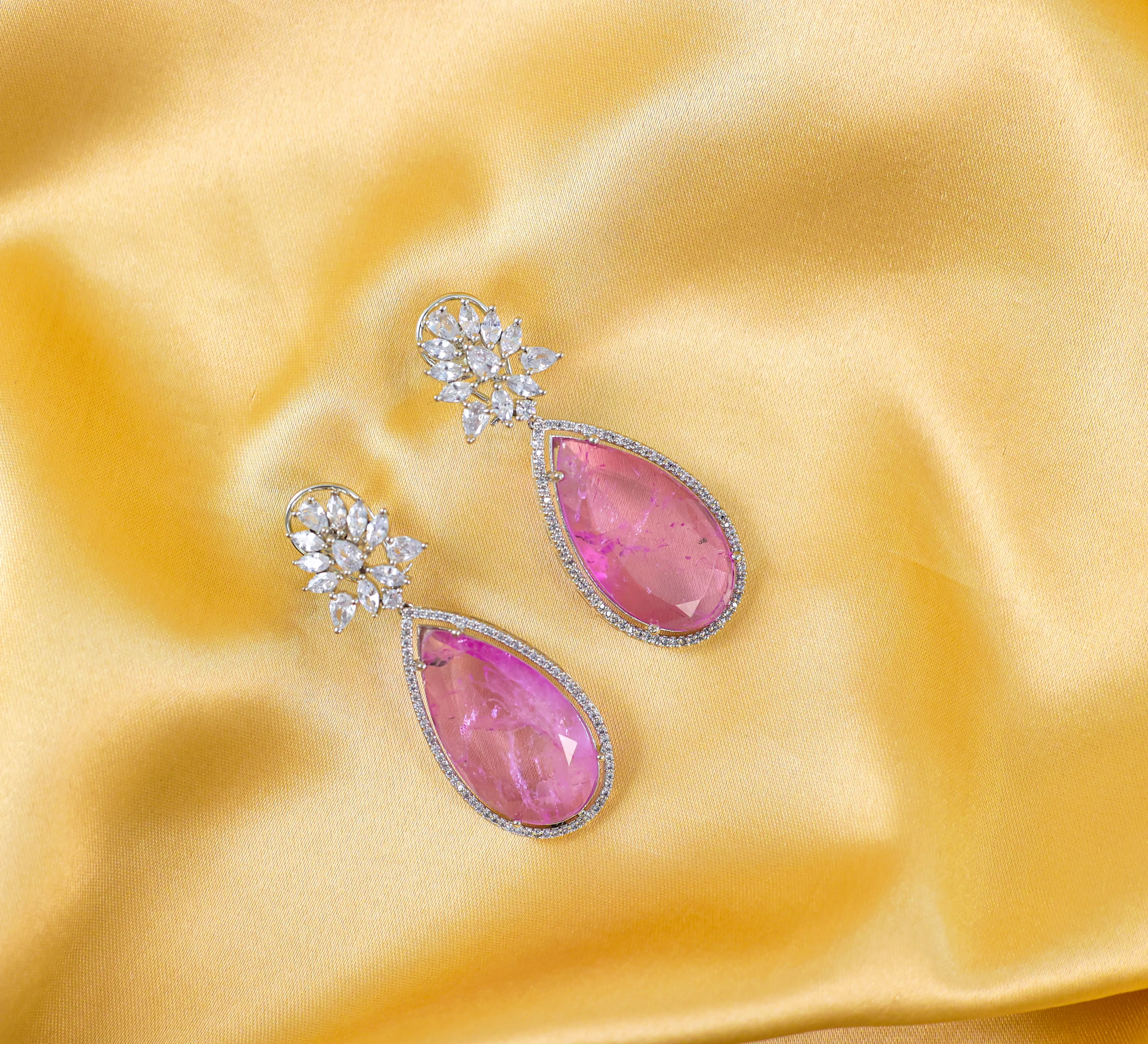 Doublet Stones Earrings