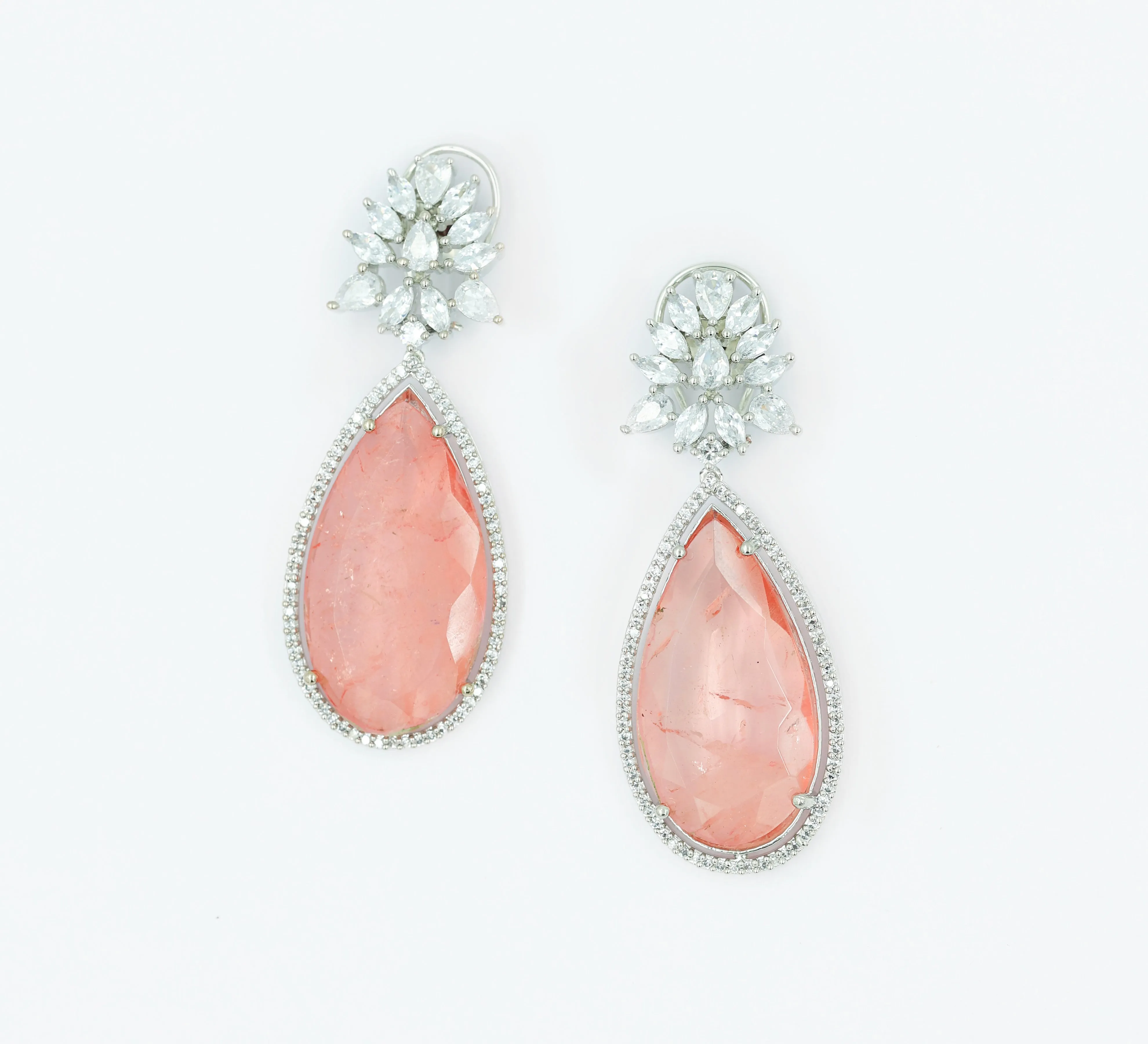Doublet Stones Earrings