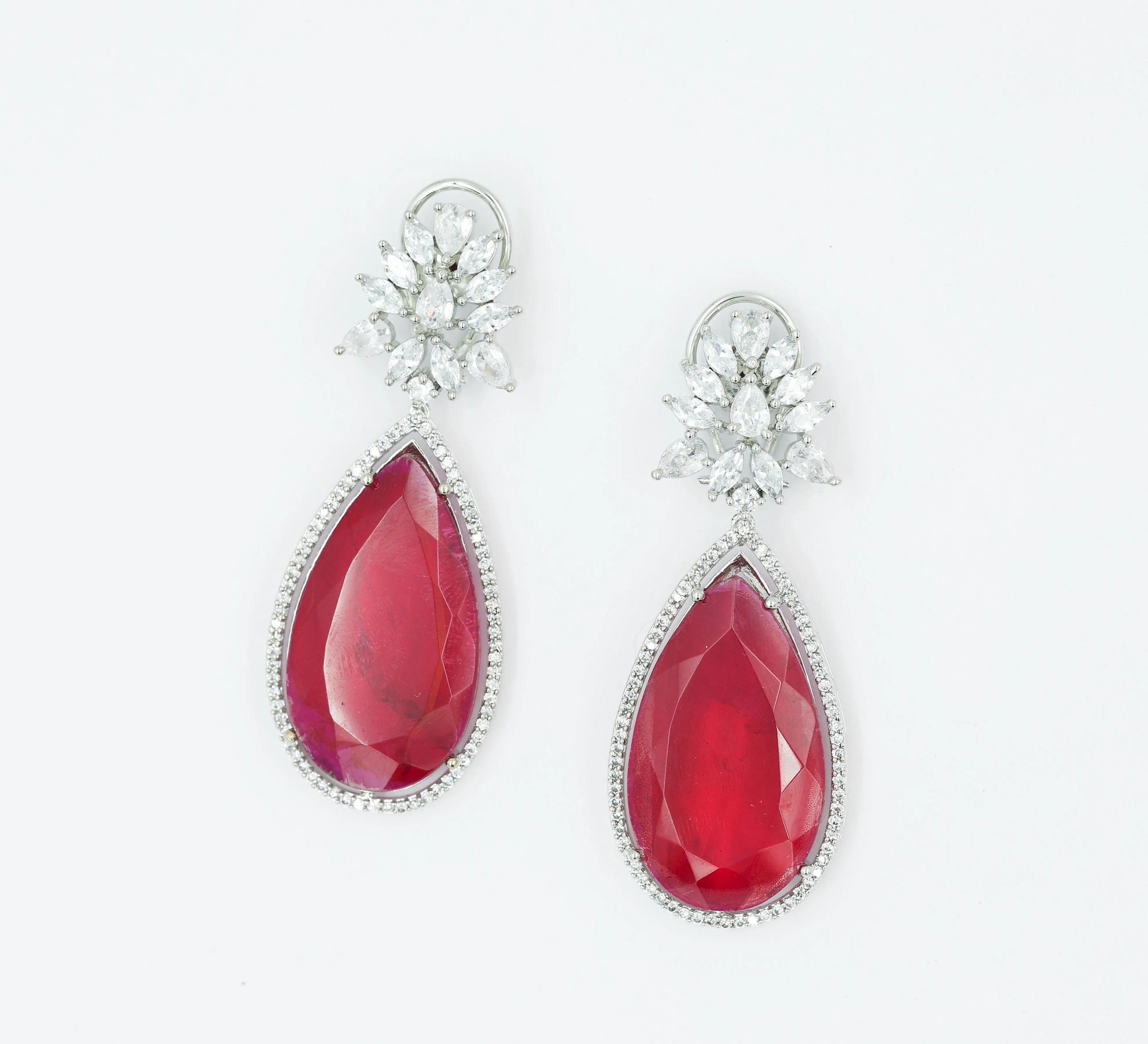 Doublet Stones Earrings