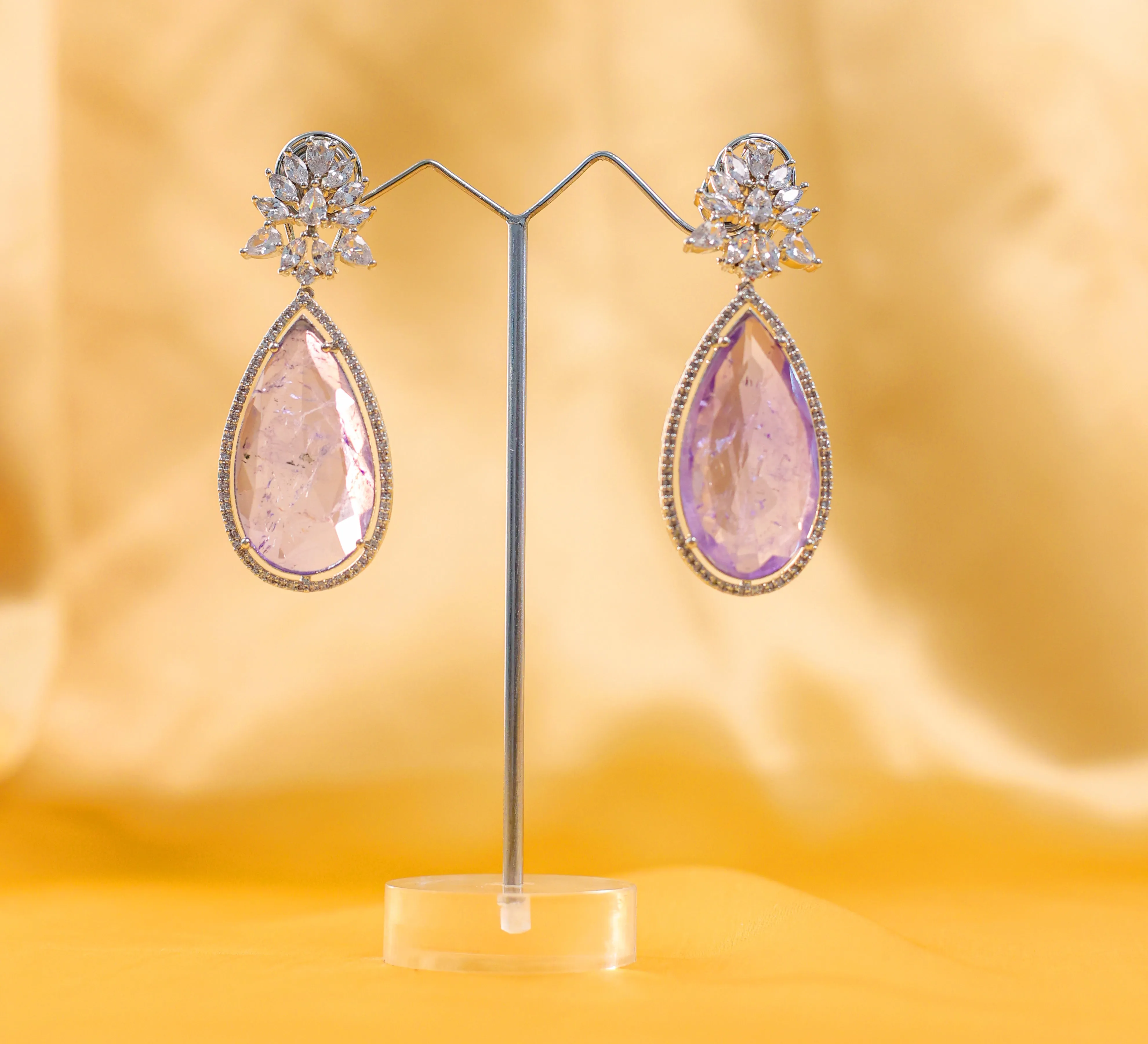 Doublet Stones Earrings