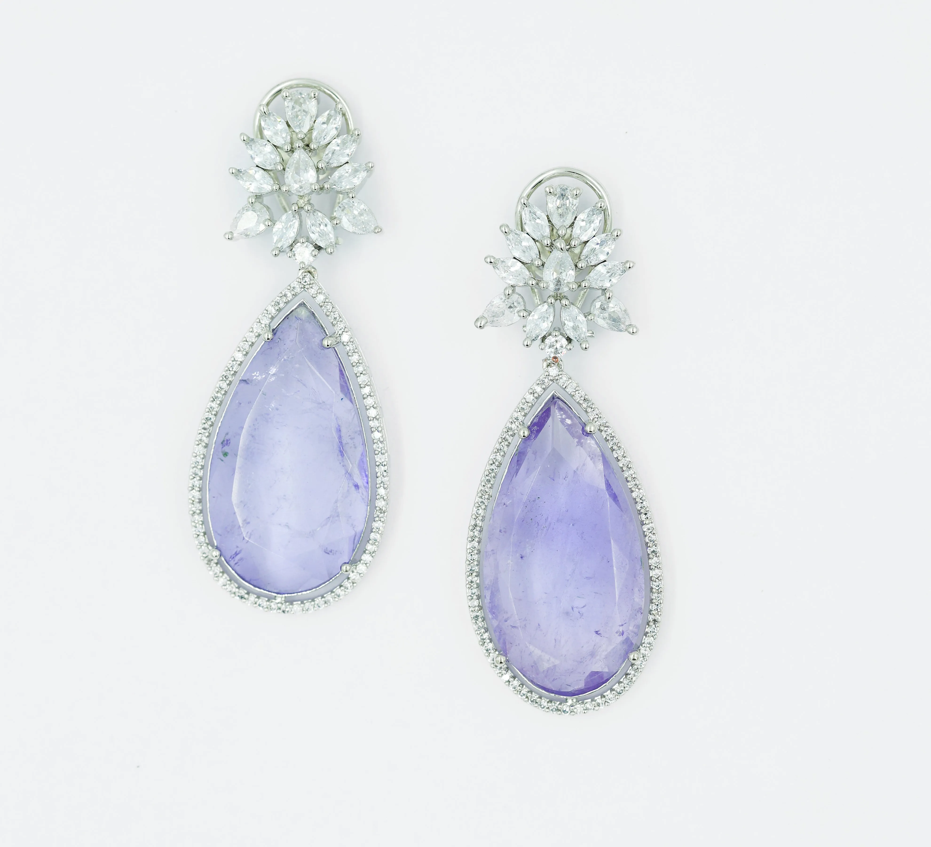 Doublet Stones Earrings