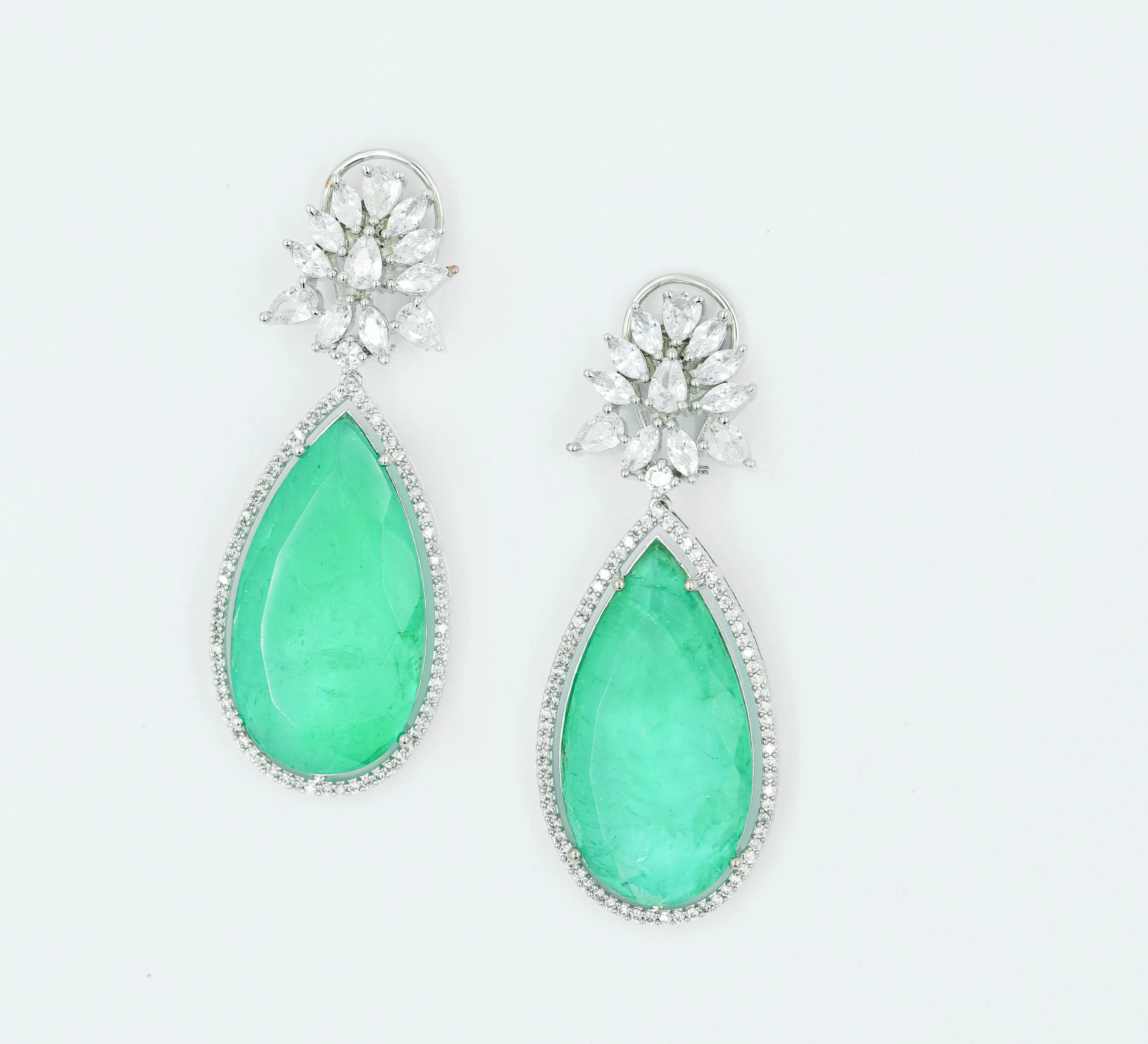 Doublet Stones Earrings