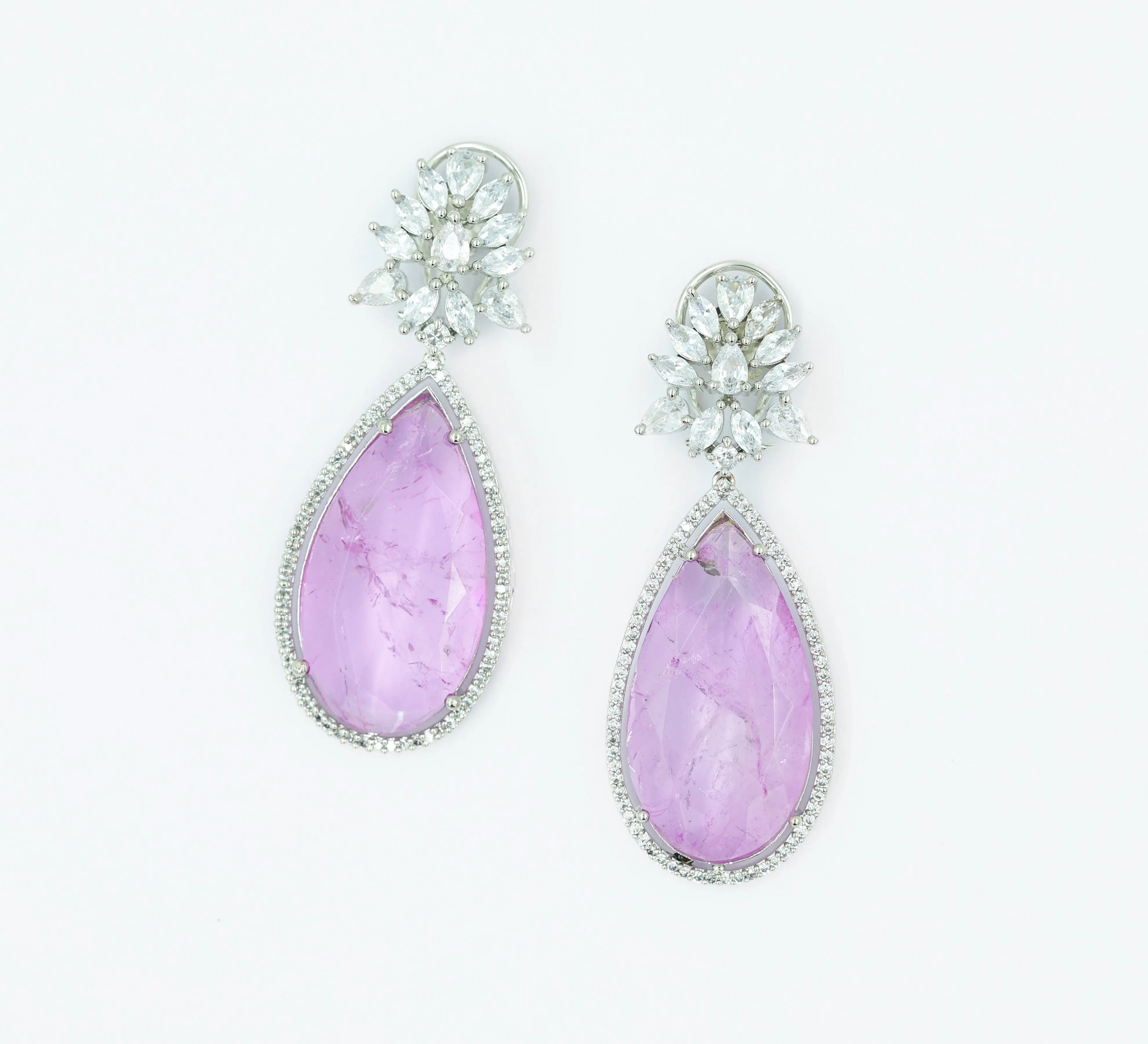 Doublet Stones Earrings