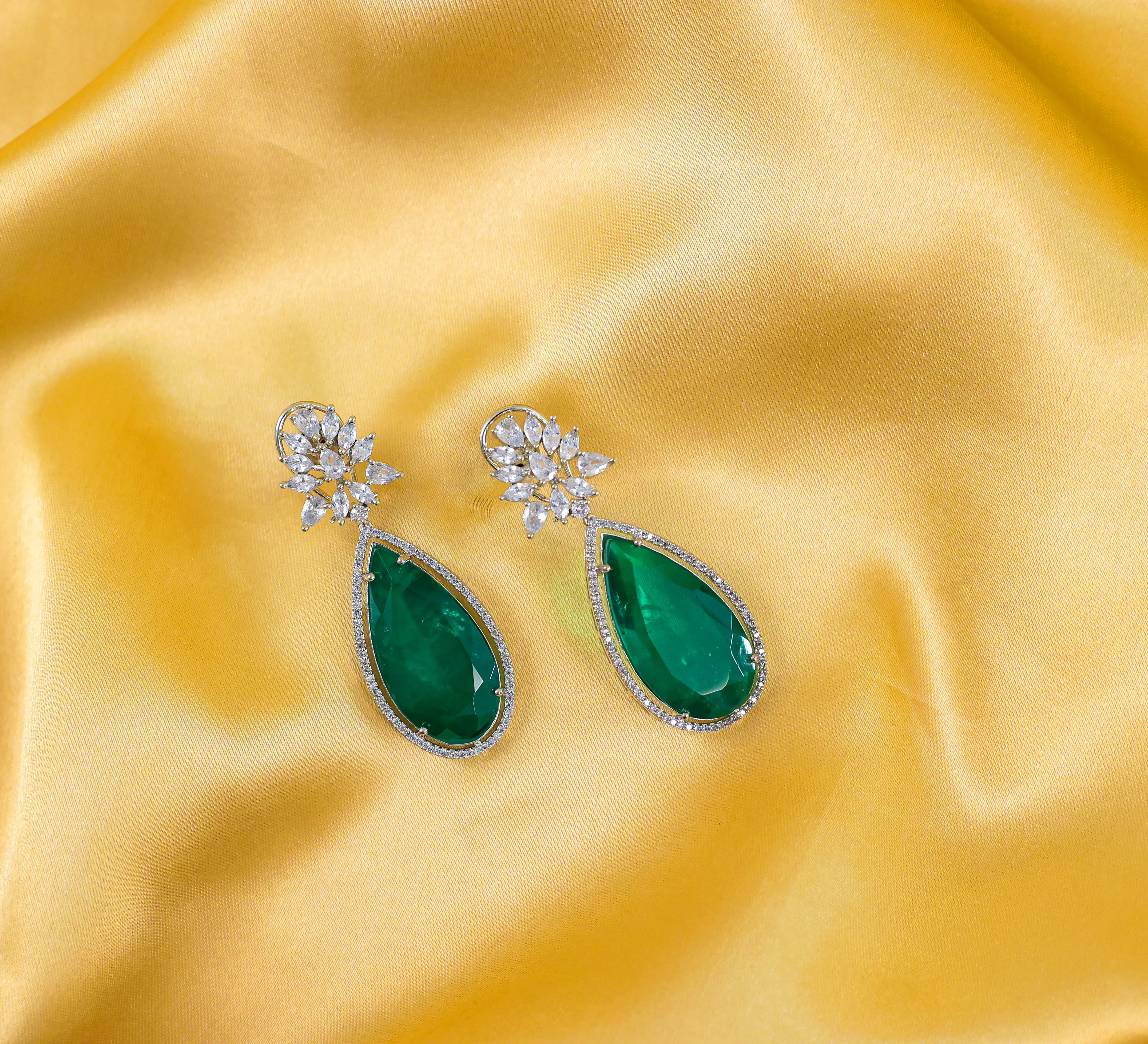 Doublet Stones Earrings