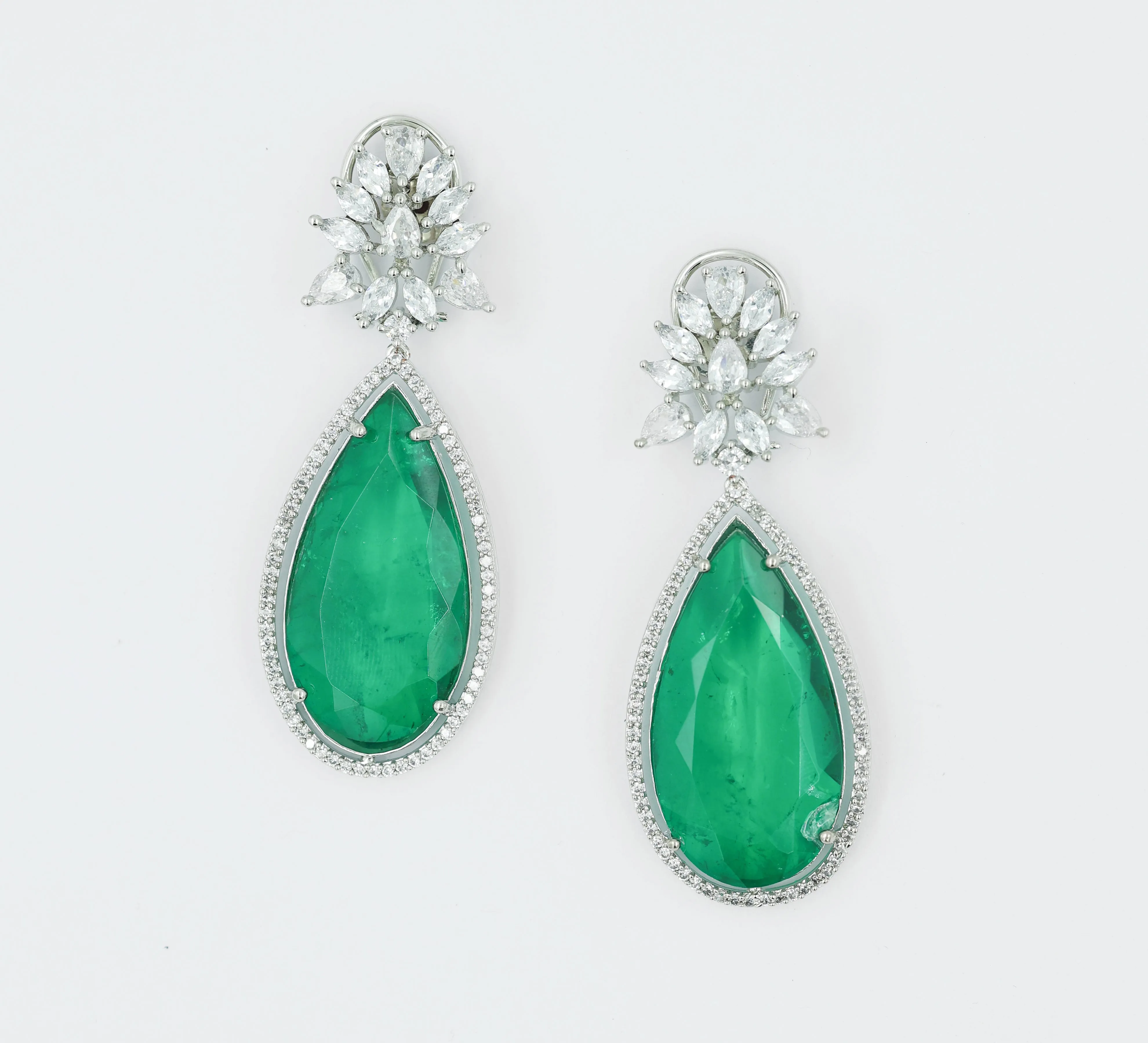 Doublet Stones Earrings