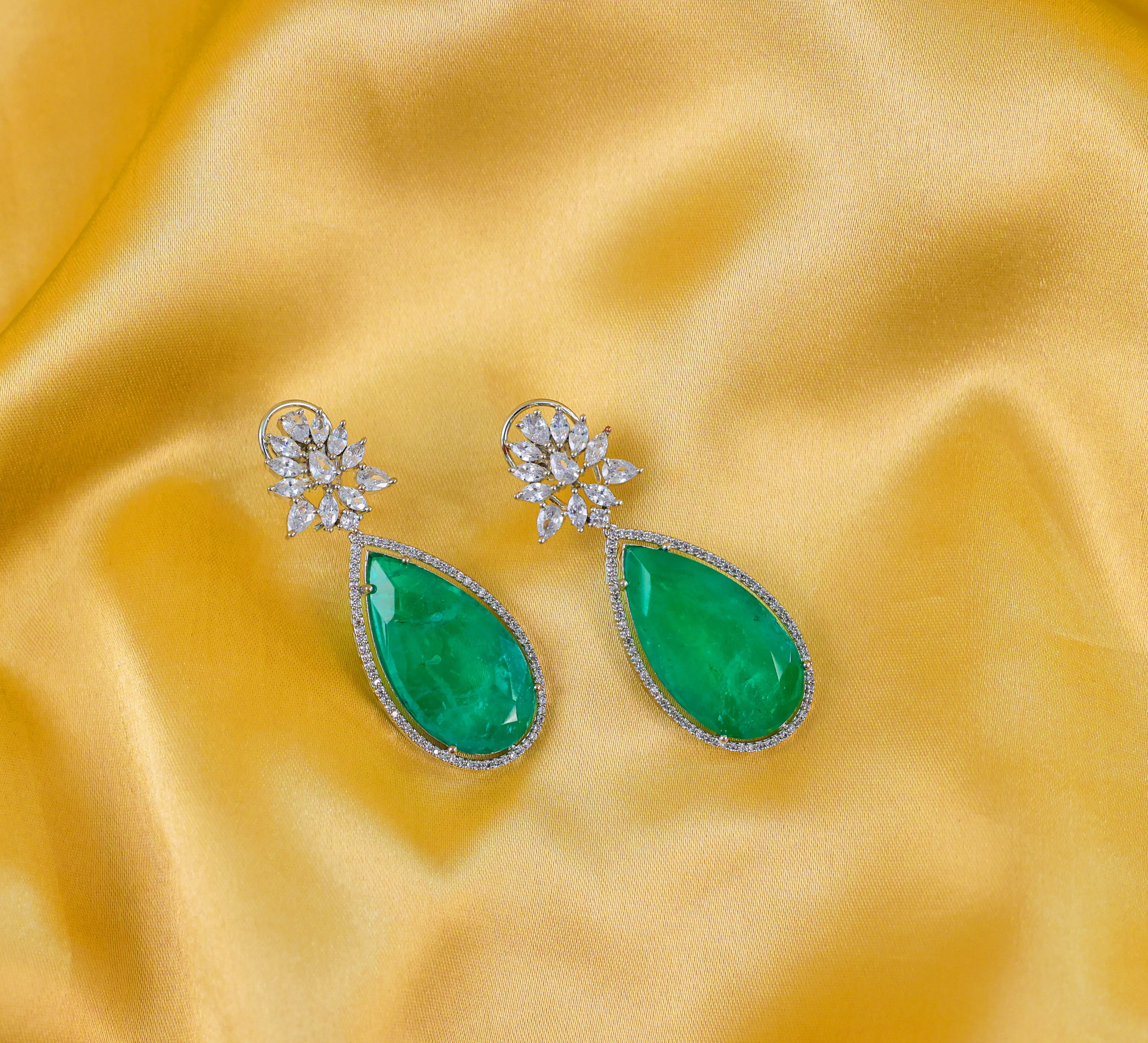 Doublet Stones Earrings