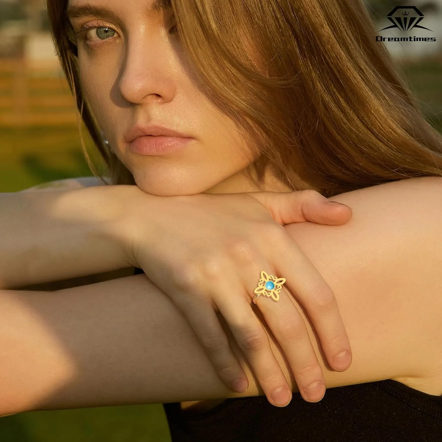 Dreamtimes Witch Knot Ring for Women Witches Knot Open Ring Wicca Moon Irish Celtic Ring Irish Wiccan Stainless Steel Adjustable Thumb Open Ring Irish Jewelry