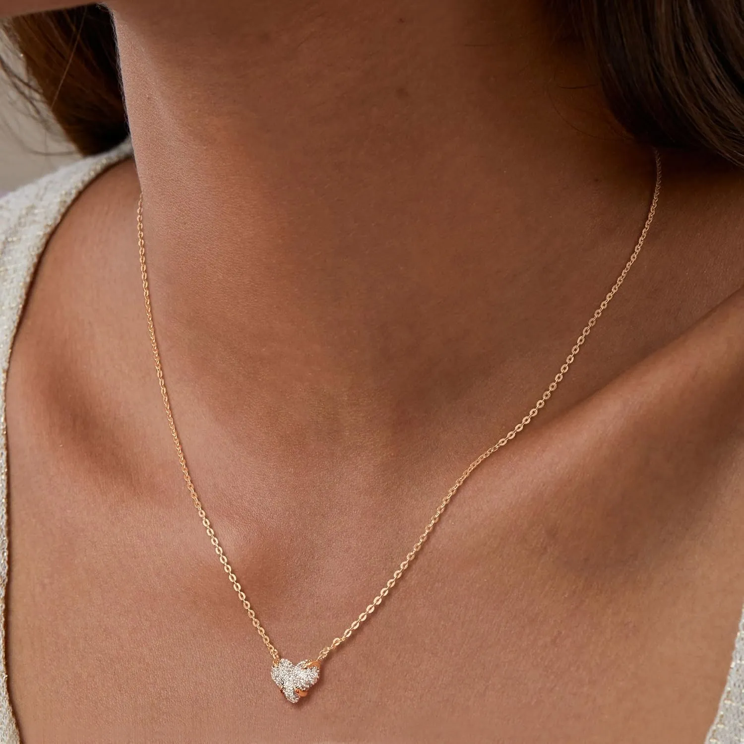 Dremmy Studios Cross Pendant Necklace for Women 14K Gold Plated Cubic Zirconia Evil Eye Butterfly Angel Wing Disc Coin Necklace Minimalist Religious Faith Jewelry Gift for Women