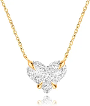 Dremmy Studios Cross Pendant Necklace for Women 14K Gold Plated Cubic Zirconia Evil Eye Butterfly Angel Wing Disc Coin Necklace Minimalist Religious Faith Jewelry Gift for Women