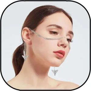 Face Chain with Arrow Pendant Chain Delicate Nose Accessories Costume Body Jewelry for Halloween Christams Party