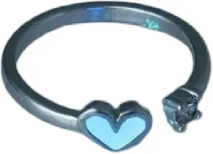Fashion Blue Hollow Star Luminous Ring For Women Men Silver Color Glow In Dark Adjustable Finger Ring Jewelry Birthday Gift
